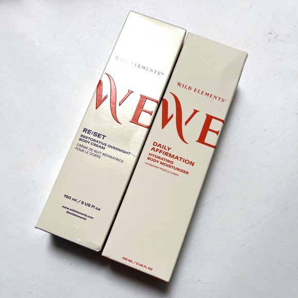 NIB Bundle 2pc WILD ELEMENTS Daily Affirmation Day + Re:set Night Moisturizer - Picture 2 of 4